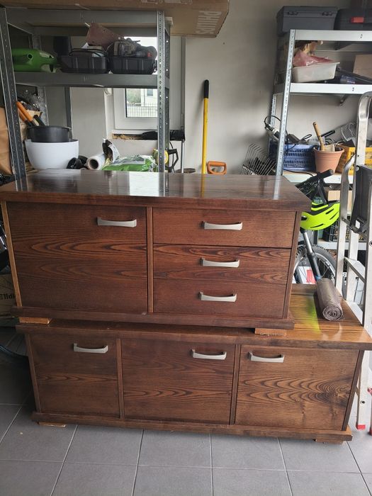 Komoda 2  sztuki lite drewno