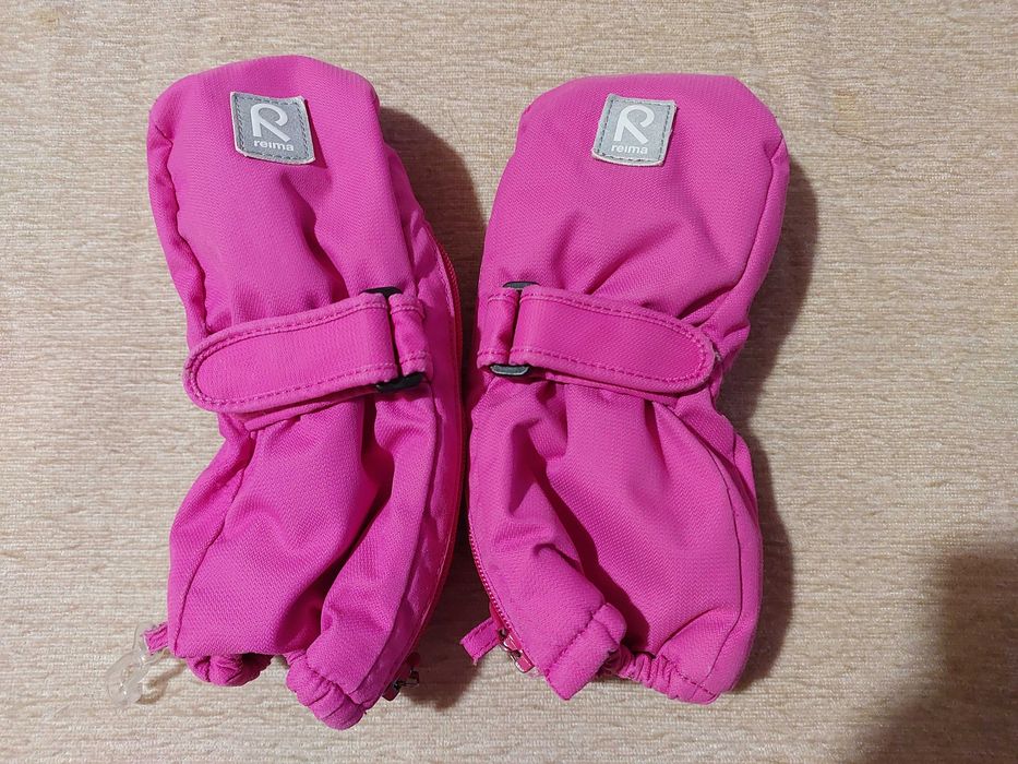 Варежки рукавички рожеві Reima на 6-18 месяців розмір 1