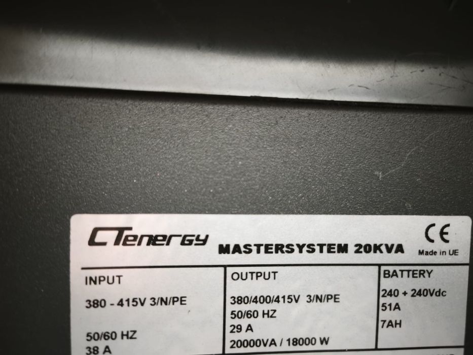 UPS 20kva trifásica