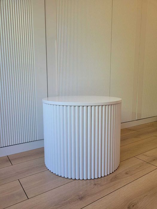 Stolik kawowy COMODO, okrągły, stolik, ława, lamel , AKANT Meble