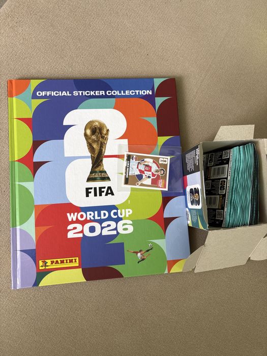 Caderneta capa dura cromos panini mundial 2026