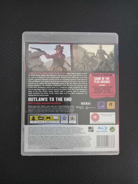 Red Dead Redemption GOTY playstation 3 ps3