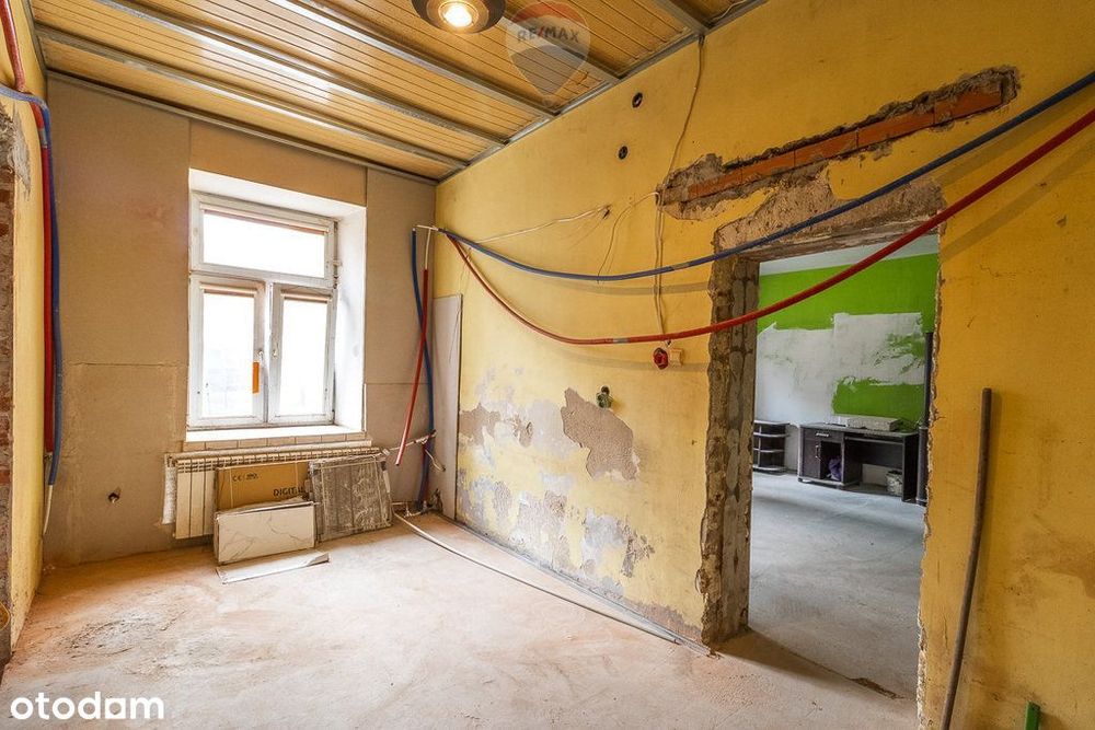 2 pokoje, parter, centrum Brzezin + parking