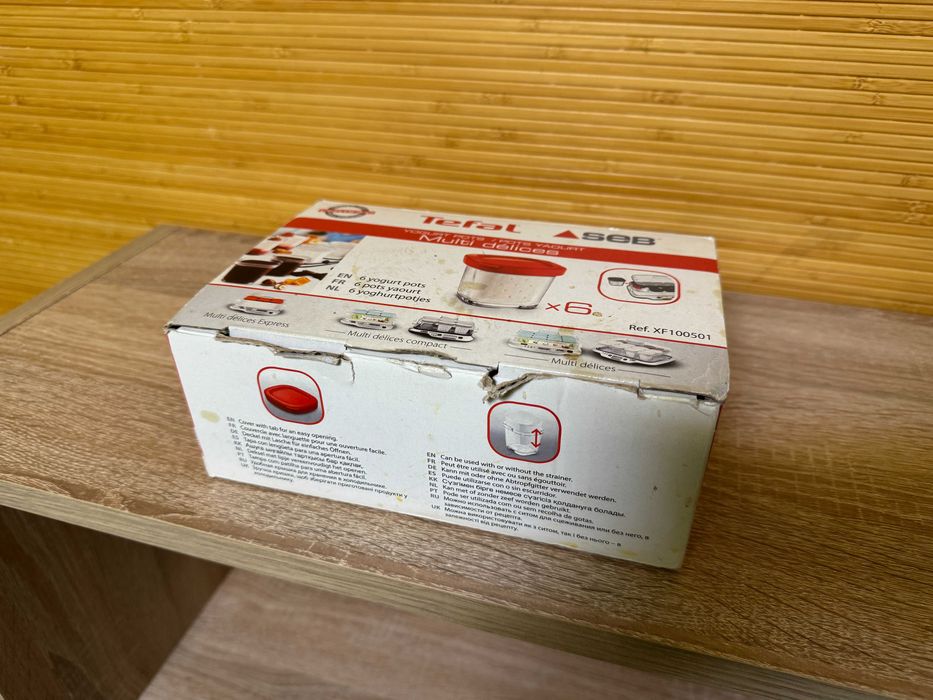 Йогуртниця Tefal YG660132 Multidelices Express + 6 баночок