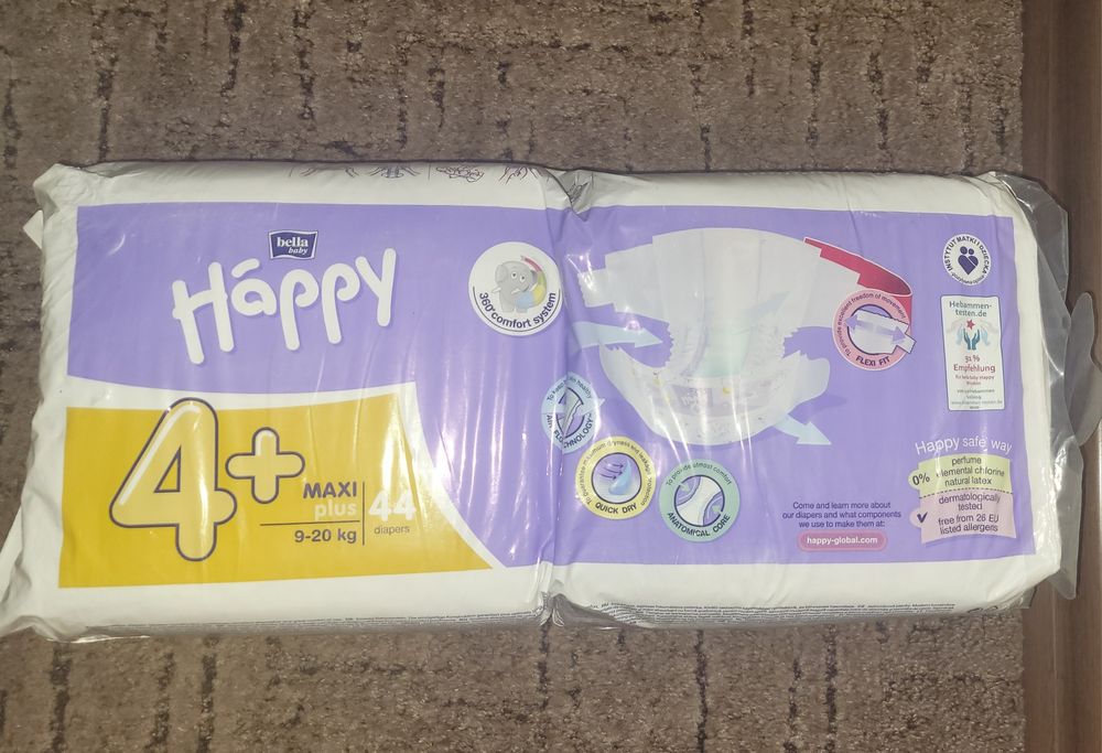 Памперсы 3 и 4 ки новые запакованные