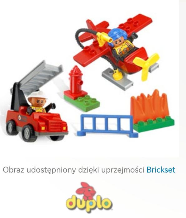 Duplo 3655 Samolot strażacki
