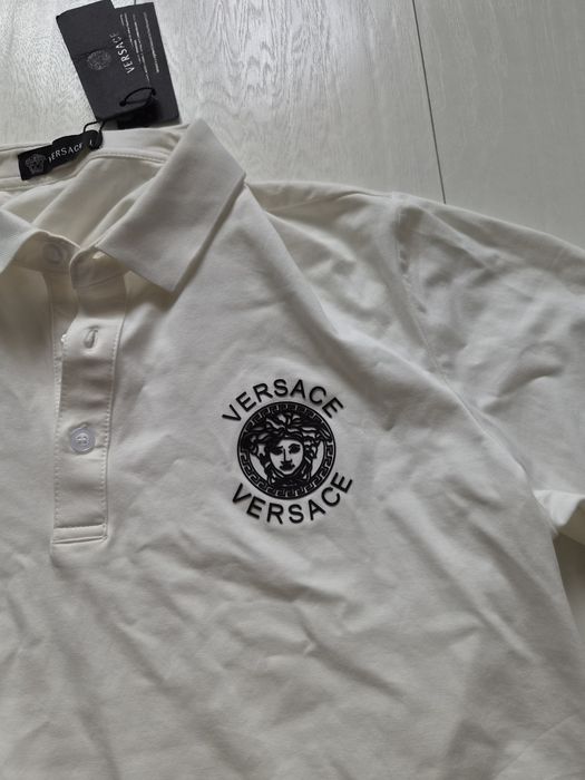 Versace polo meskie białe