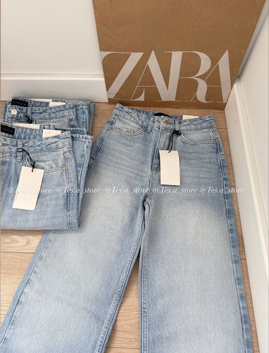 Прямі джинси Zara Z.03 з високою посадкою
