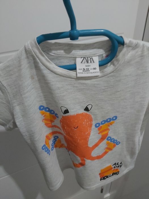 Bluzka T-shirt ze sklepu ZARA  80 cm.