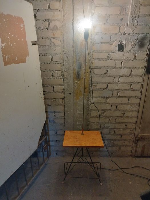 Lampa podłogowa PRL