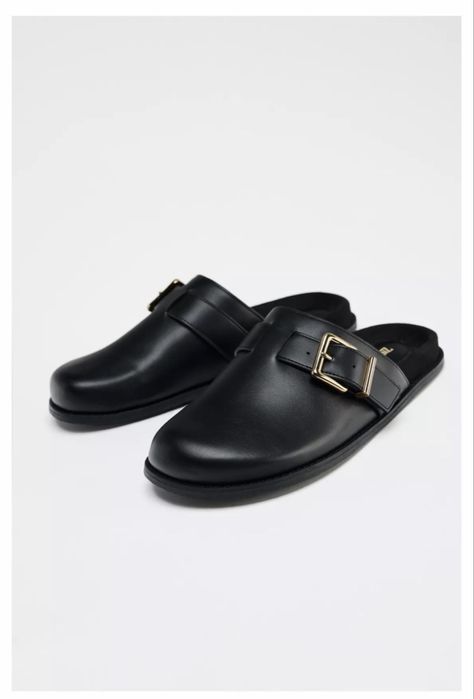 Клоги/сабо Zara чорні, розмір 39