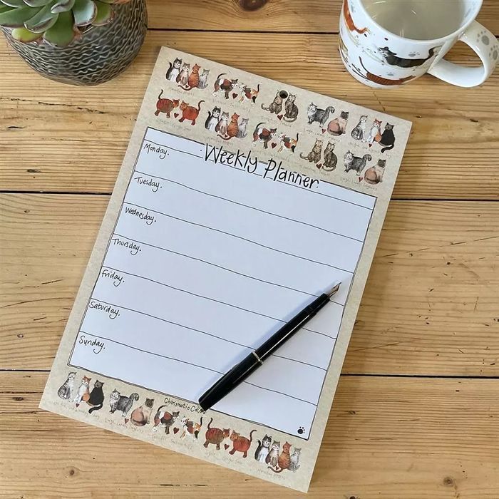 Tygodniowy planer A4/60K WP02 Kocia miłość. Alex Clark