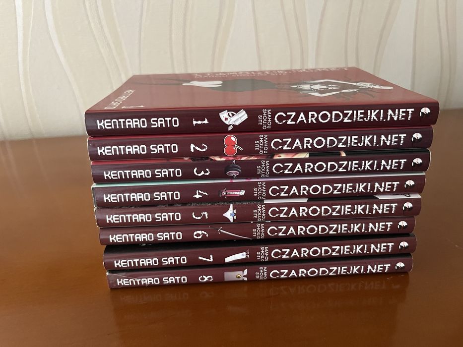Zestaw mang Czarodziejki.net tomy 1-8 PL