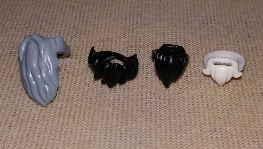 Аксессуары для міні минифигурок Lego Лего бороды усы