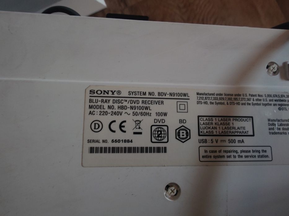 Sony bdv-n9100wl