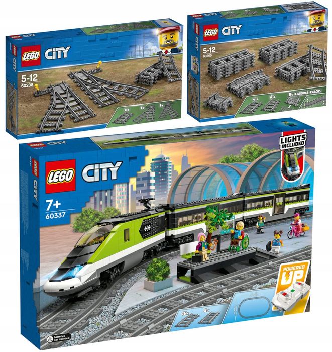 outlet oświetlenie led briksmax do lego 60337 pociąg - bez lego