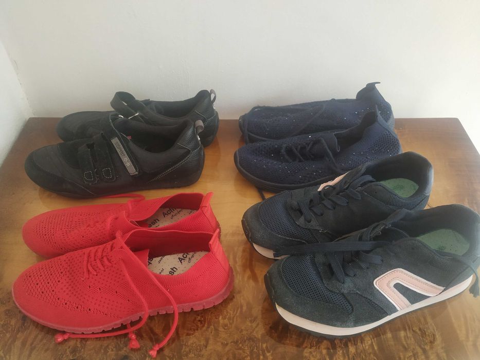 Buty damskie nr.39, 4 pary