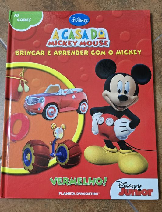 Livro Mickey As cores como novo