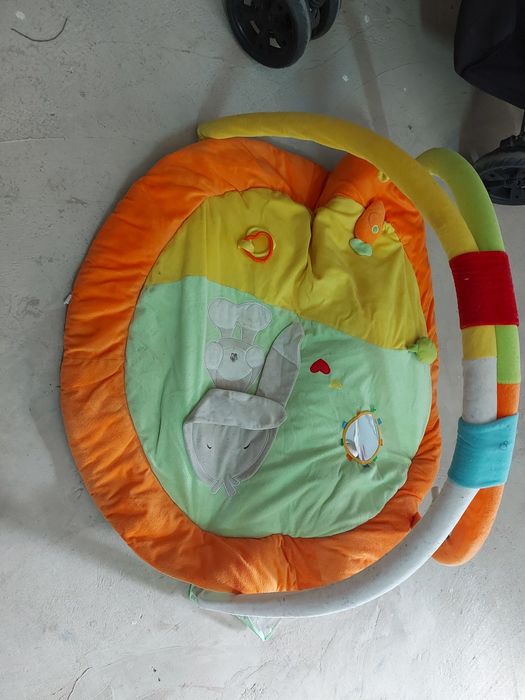 Ginasio tapete e barreira para bebe