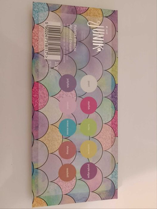 Colour Junika, Mermaid Dream, paleta cieni do powiek