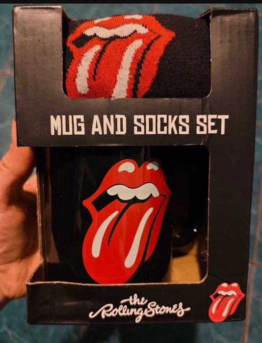 Подарунковий набір Rolling Stones чашка та шкарпетки