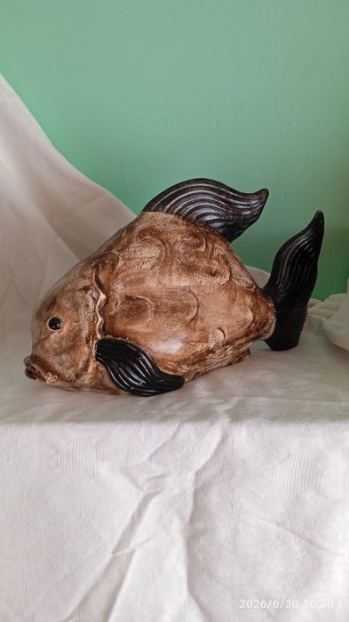 Peixe decorativo cerâmica qualidade belissimo