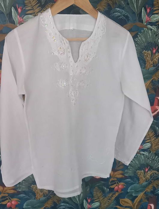 koszula w stylu boho bawełniana w roz. S