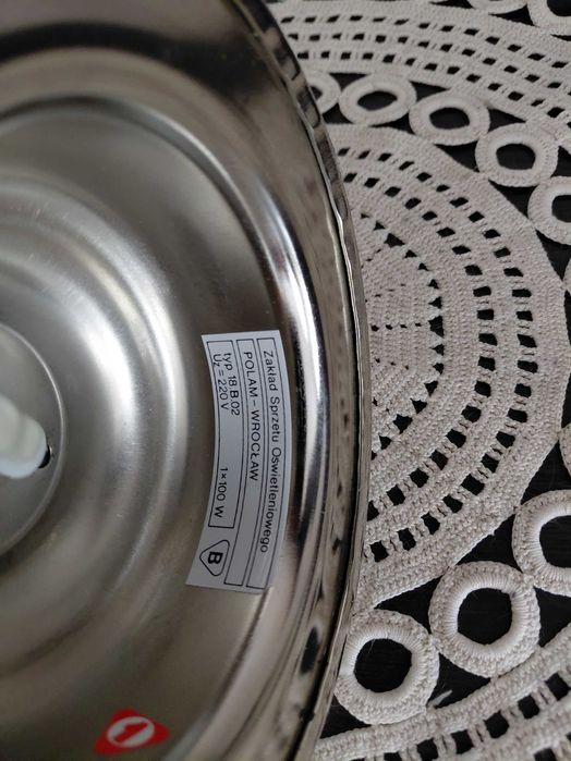 Lampa stołowa z lat 70. Polam Wrocław