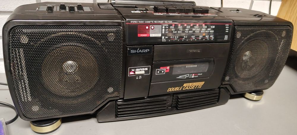 Radiomagnetofon BOOMBOX SHARP  wq-t238h. Po serwisie