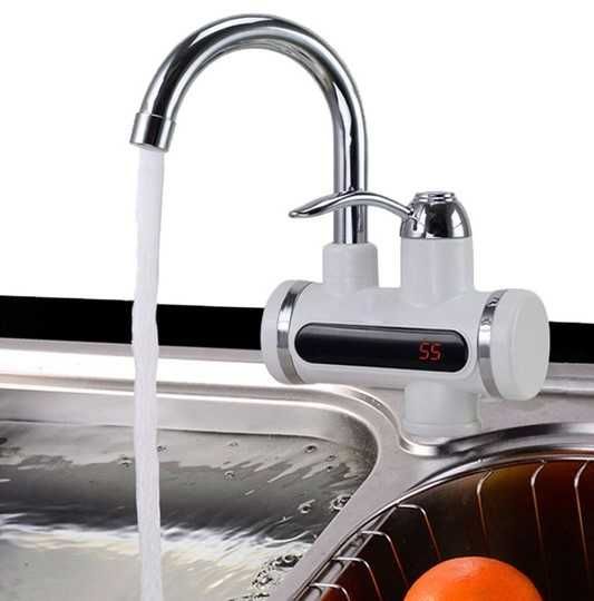 Elektryczny przepływowy PODGRZEWACZ WODY kran dolny montaż