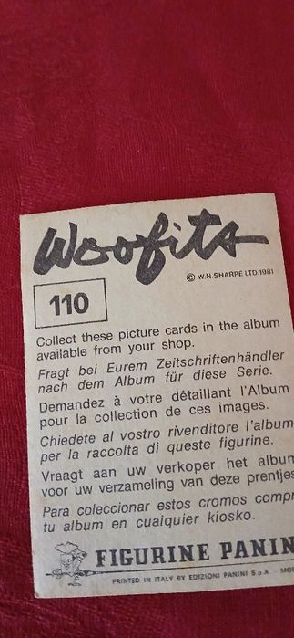 Cromo Woofits, n° 110