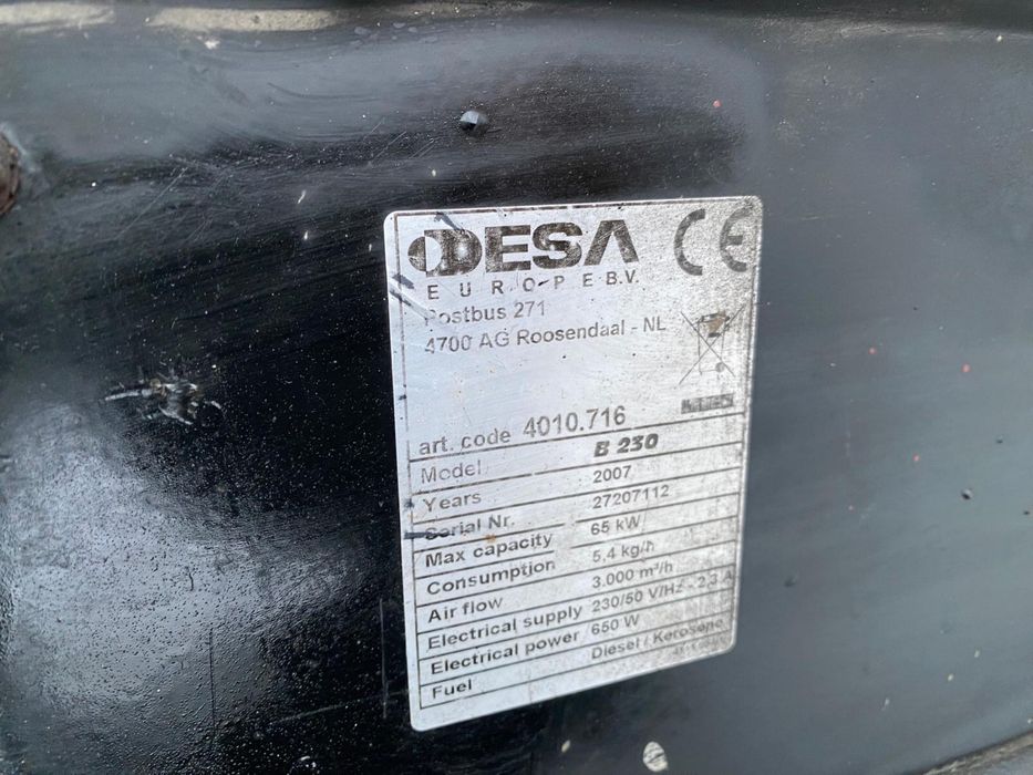 Дизельна теплова пушка 65 kw