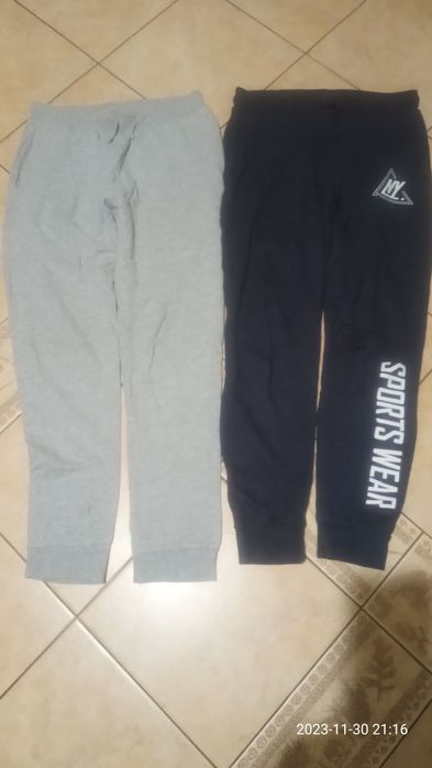 Spodnie dresowe dwie pary roz 158