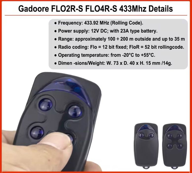 Automatic Gate Remote Control444753175370147841