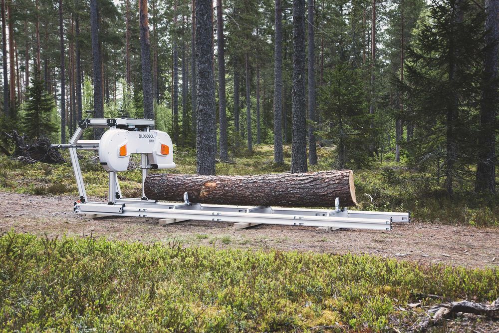 Logosol B701 Trak taśmowy | Mobilny trak do drewna | Szwedzka jakość
