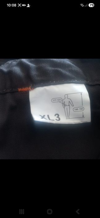 Spodnie robocze ogrodniczki XL3