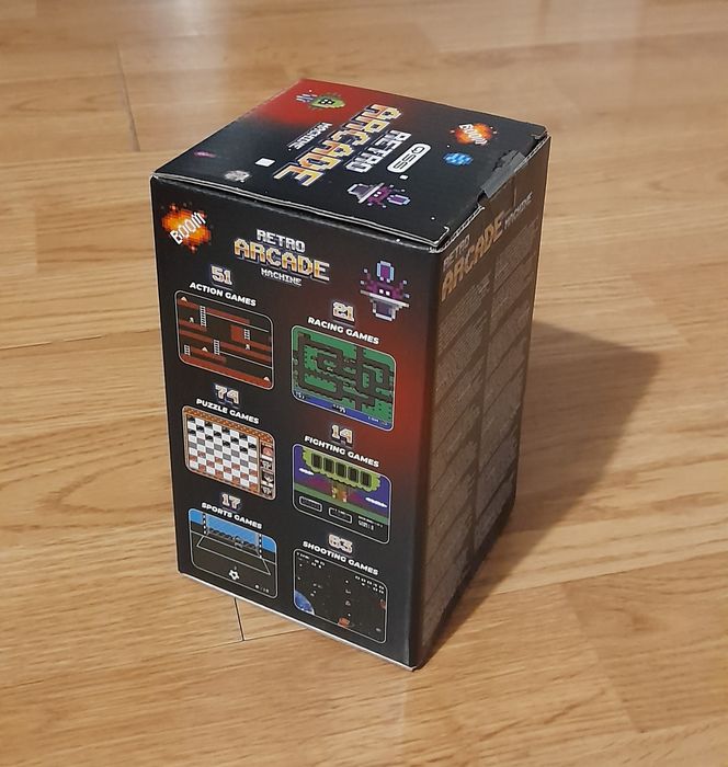 PROMOÇÃO - Mini Retro Arcade Machine (NOVO/SELADO)