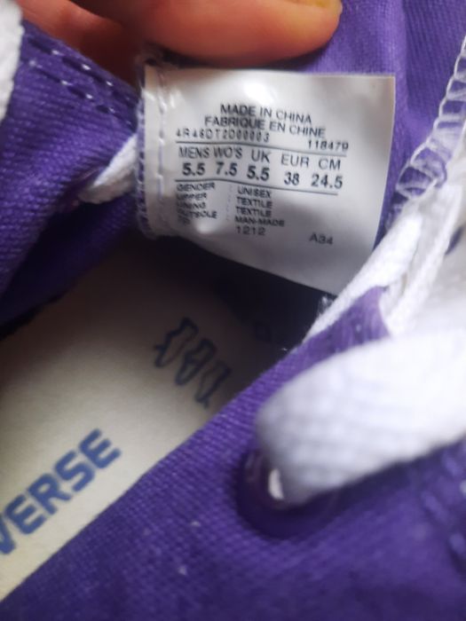 Высокие кеды  Converse all star черевики хайтопы 24.5см р.38