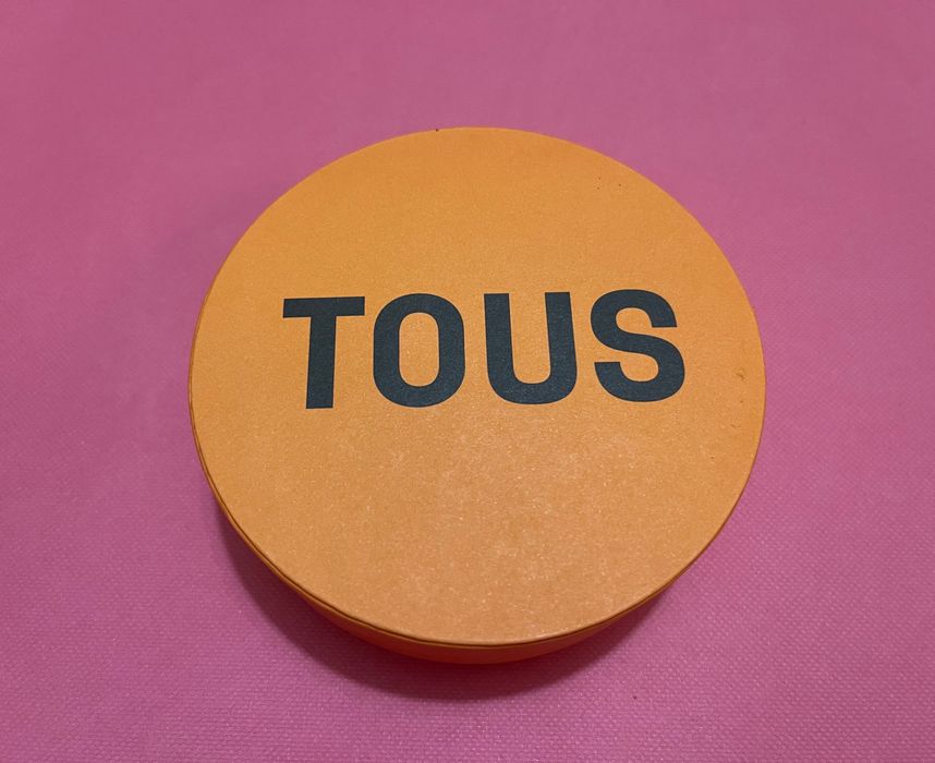 Tous pudełko pomarańczowe 10 cm nowe 1 sztuka