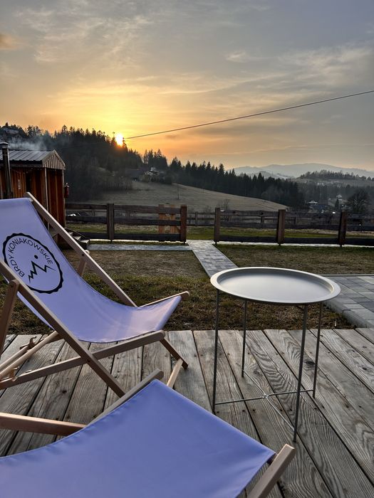 Domki z sauną i jacuzzi -Beskidy/ Koniaków/ widok na góry
