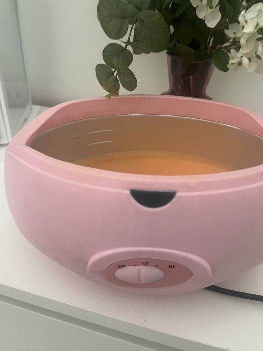 Panela parafina rosa
