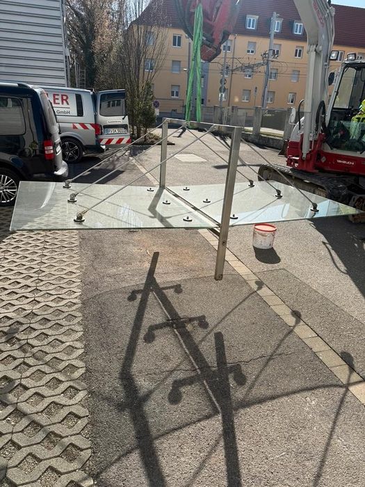 Скляний навіс дашок для вулиці