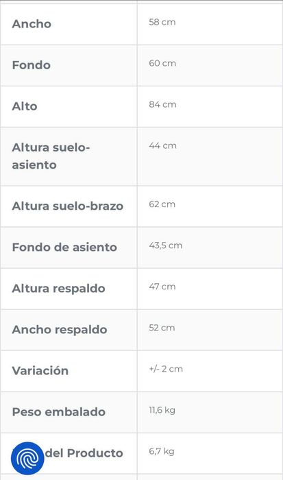 Cadeira de designer, côr bege