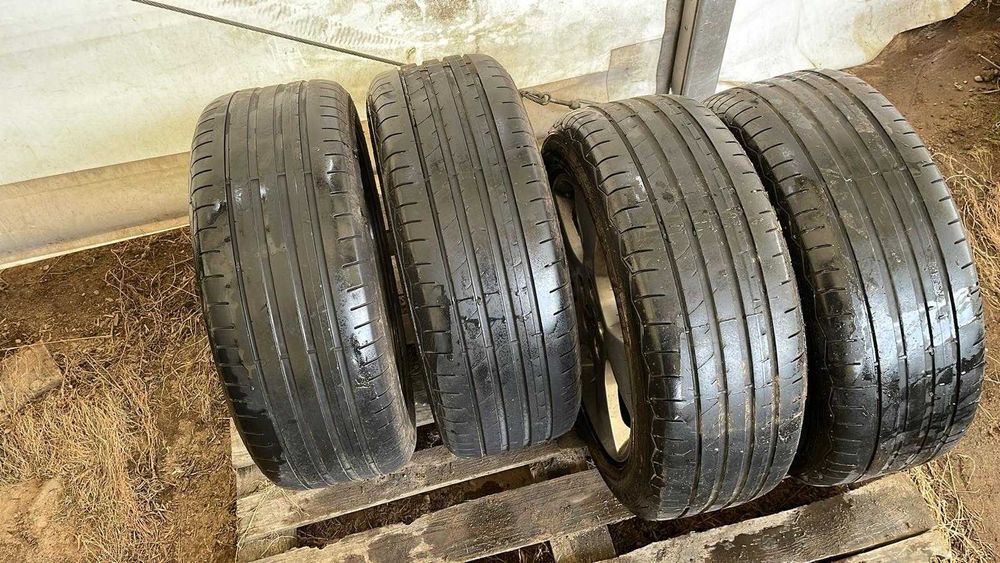Koła aluminiowe z oponami Dębica hp2 215/55r17 opel lato 17 cali