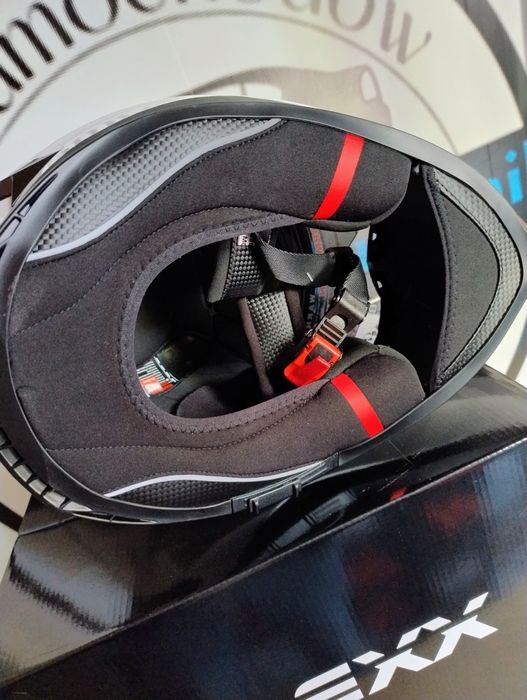 Kask Zamknięty z blendą BLEXX MD-820 biały rozmiar XXL Homologacja