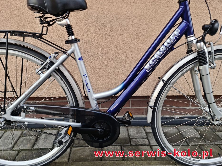 Rower damski damka SCHAUFF koła 28 SHIMANO NEXUS aluminium rabat