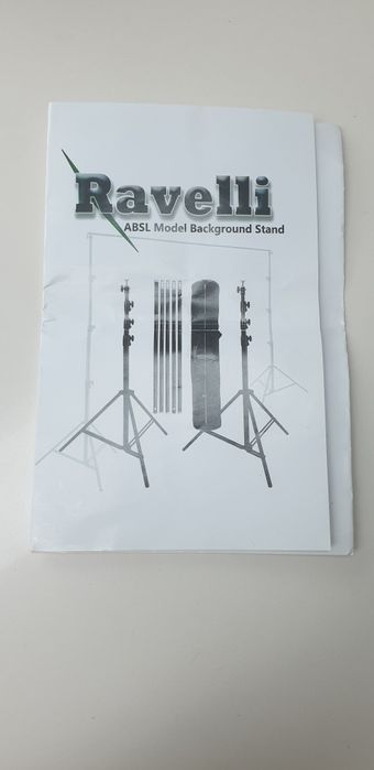 Ravelli Suporte Pano do Fundo fotográfico muito resistente