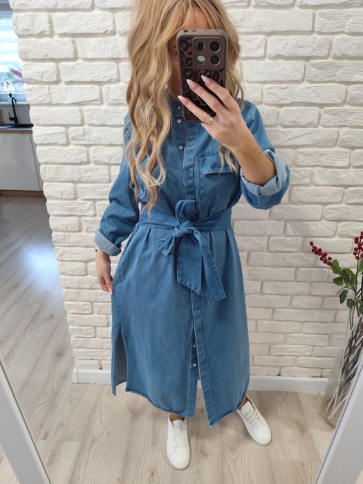 Jeansowa sukienka rozmiar S