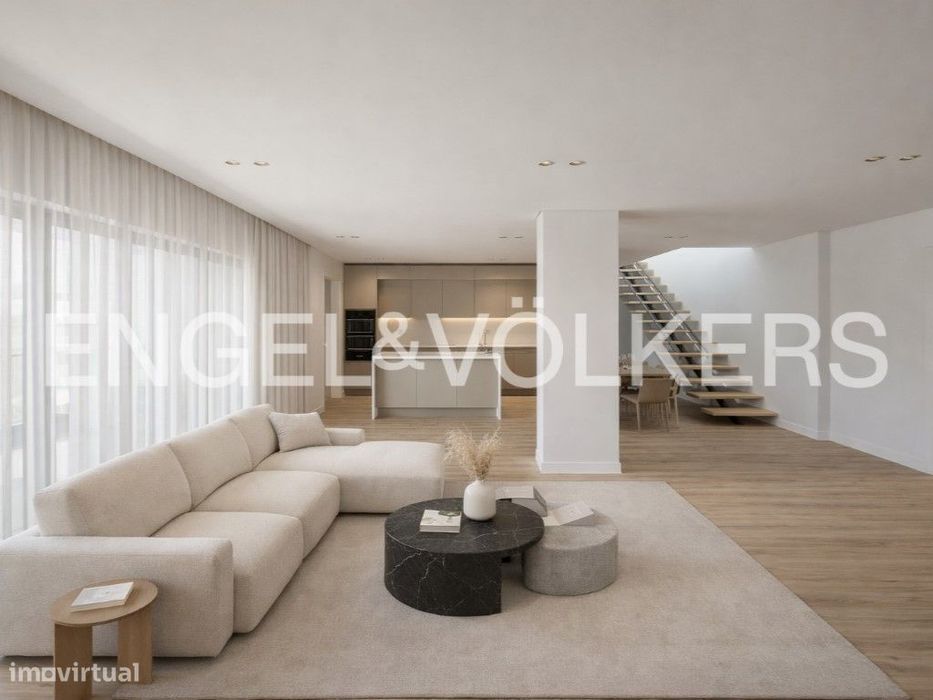 Penthouse T5 Exclusiva com Terraço e Piscina Faro