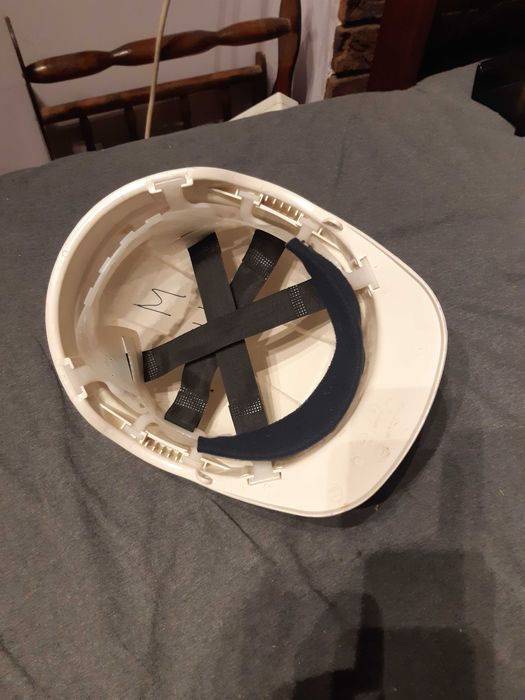 Kask hełm ochronny biały BHP